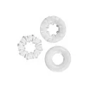 Set 3 cockring trasparenti testurizzati