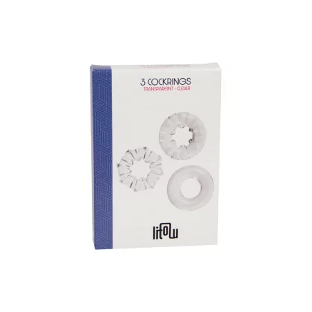 Transparente Texturierte Penisringe - Litolu (6,90&nbsp;€) | Poppers Express