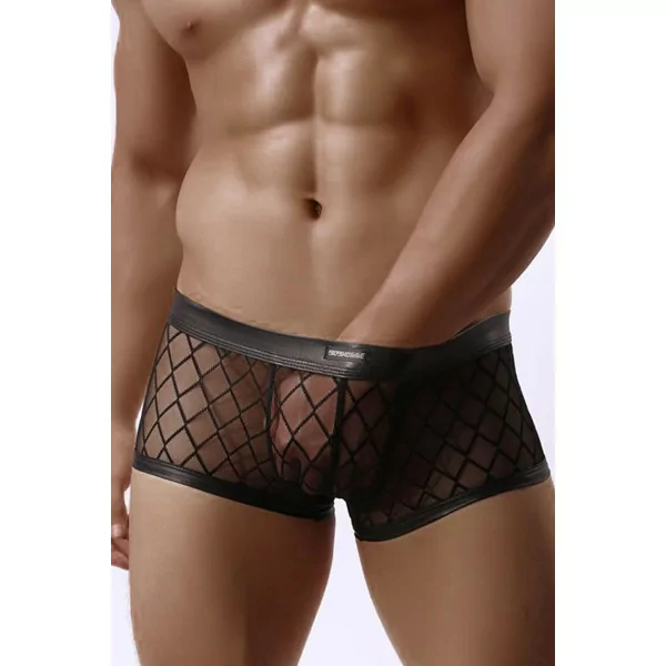 Boxer Nero Semi Trasparente - (14,90&nbsp;€) | Poppers Express