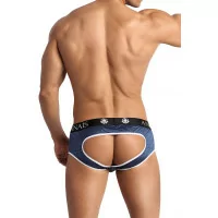 Marine Jock Bikini Blau