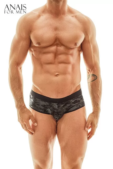 Metallic Camouflage Printed Shorty - Elektro