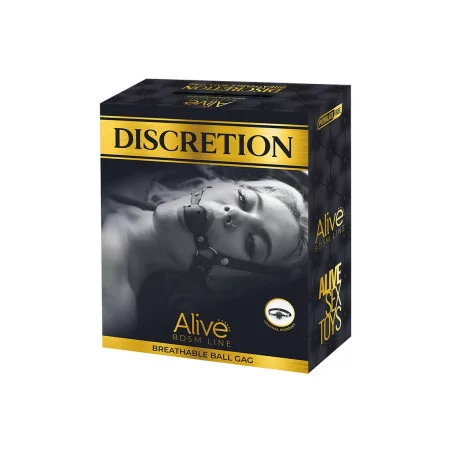 Roter Gag mit Perforierter Kugel - Discretion - Alive (9,90&nbsp;€) | Poppers Express