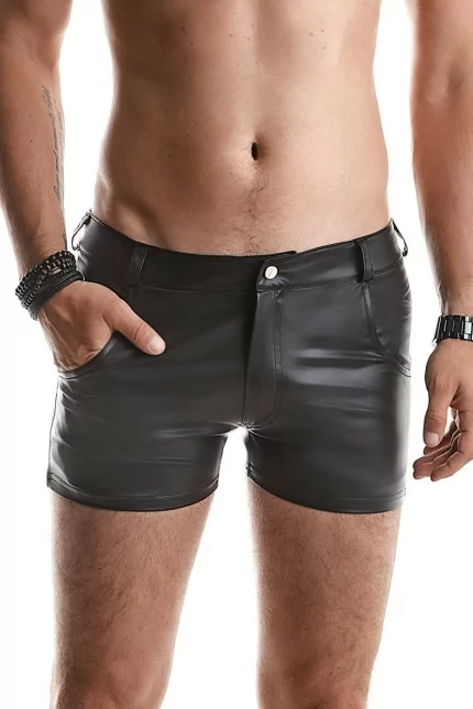 Korte Strakke Wetlook Shorts