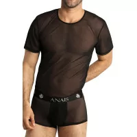 Semi-Transparant Zwart T-shirt - Eros