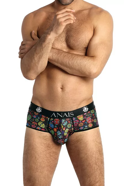 Mexico Shorty – Calaveras-Print Shorty für Männer