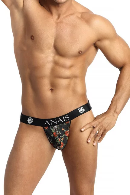 Jockstrap con Motivi di Rose e Teschi - Power
