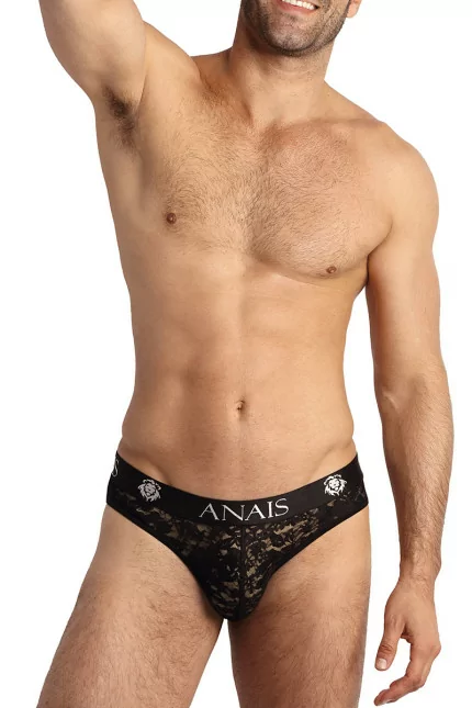 Slip de Encaje Negro - Romance