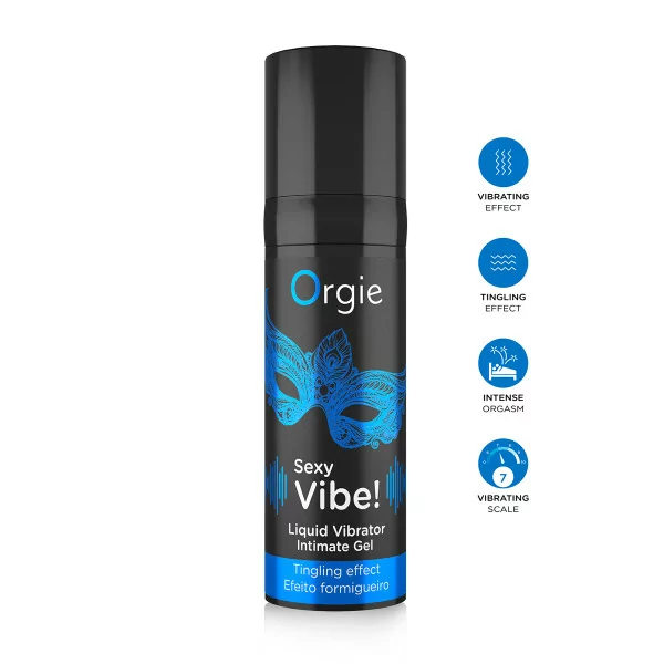 Vibrating Intimate Gel – Sexy Vibe! Liquid Vibrator (Level 7/10) - Orgie (€23.90) | Poppers Express