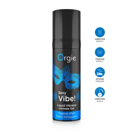 Vibrating Intimate Gel – Sexy Vibe! Liquid Vibrator (Level 7/10) - Orgie (€23.90) | Poppers Express