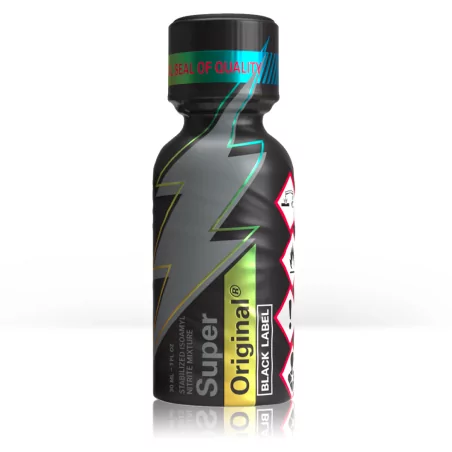 Super Original® Black Label 30ml - Poppers Afrodisíaco Ultra Fuerte - Original (12,78 €) | Poppers Express