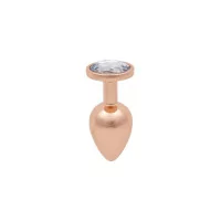 Rose Gold Jewel Anal Plug S - Litolu (€12.90) | Poppers Express