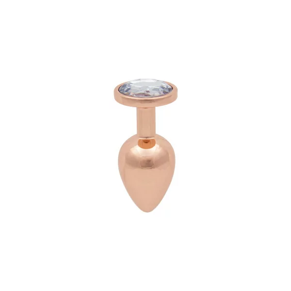 Plug Bijou Rose Doré S - Litolu (12,90 €) | Poppers Express