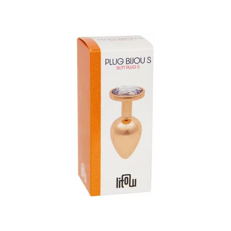 Juwelen Anaalplug Rosé Goud S - Litolu (€&nbsp;12,90) | Poppers Express