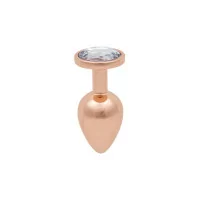 Juweel Plug Rose Goud M