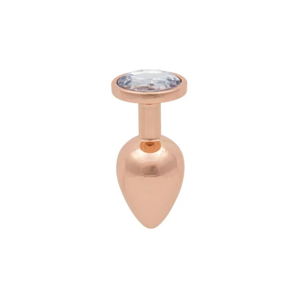 Plug Bijou Rose Doré M - Litolu (14,90 €) | Poppers Express