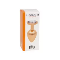 Plug Bijou Rose Doré M - Litolu (14,90 €) | Poppers Express