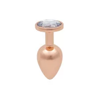Juweel Plug Rose Goud L