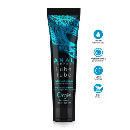 Lubrificante Ibrido Lube Tube Anal Comfort 100ml - Orgie (19,90&nbsp;€) | Poppers Express