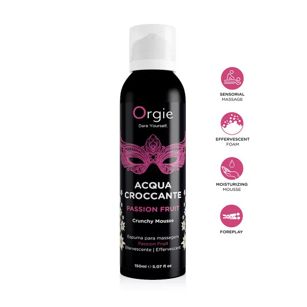 Mousse da Massaggio Effervescente - Frutto della Passione 150ml - Orgie (24,99&nbsp;€) | Poppers Express