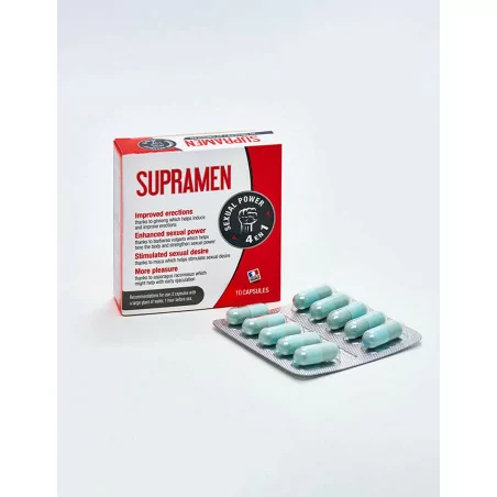 Supramen (10 cápsulas) - Afrodisíaco de acción inmediata - Labophyto (34,01 €) | Poppers Express