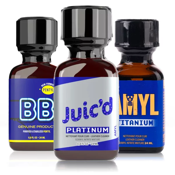 Pack Male Choice : 3 poppers aphrodisiaques ultra purs - (38,76 €) | Poppers Express