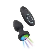 Remote-Controlled Vibrating and Illuminated Anal Plug