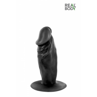 Plug Pene Realista Negro 11 cm - Real Tim