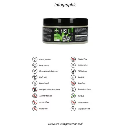 Lubrificante CBD Fist It 300ml - Fist-It - Lubrificanti - foto 3