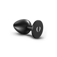 Onix Large - Mat Zwart Metalen Anale Plug - Dorcel - Stekkers - detail 2