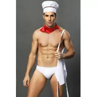 Sexy Chef Kostuum - 4 Stukken - J Lingerie - Lingerie - foto 3