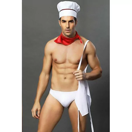 Sexy Chef Kostuum - 4 Stukken - J Lingerie - Lingerie - foto 3