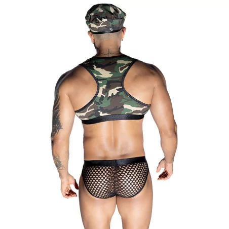 Seksueel Militair Kostuum – 4-delig - J Lingerie - Lingerie - detail 2