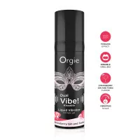Gel Íntimo Vibrador y Hormigueante – Vibrador Líquido Dual Vibe Gin Tonic con Fresa