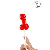 Strawberry Daiquiri Penis Lollipop with Alcohol