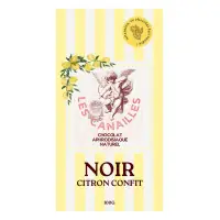 Chocolat noir citron confit - Tablette 100g - Les canailles - Les canailles - Boutique - visuel principal