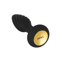 Plug anal vibrant et rotatif télécommandé - Anos