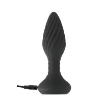 Vibrerende Anaalplug met Roterende Kralen en Afstandsbediening - Anos - Stekkers - detail 5