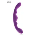 Luna Wavy Purple Silicone Double Dong 25 cm