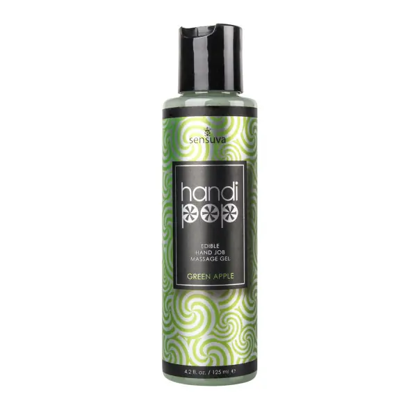Gel de masturbation Handipop pomme verte - Sensuva - Import busyx - visuel principal