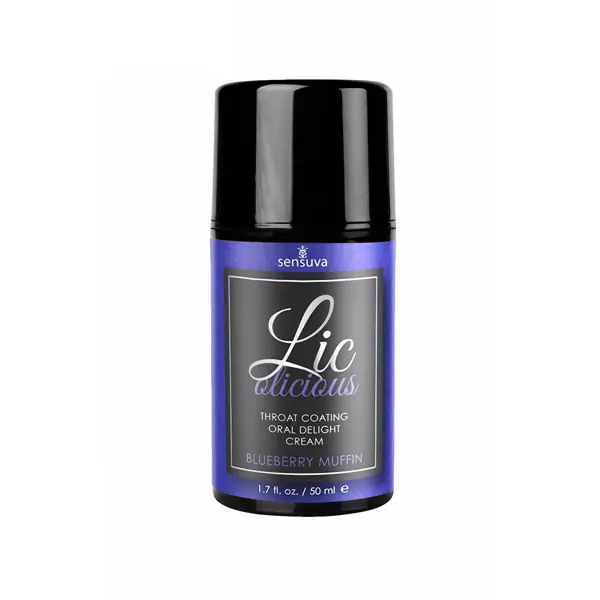 Crema oral garganta profunda muffin de arándanos 50 ml - Lic-O-Licious