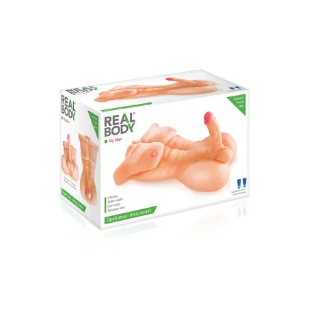 Realistische Mannenbuste met Erecte Penis - MY MAN - Real Body - Realistische dildo's - detail 2