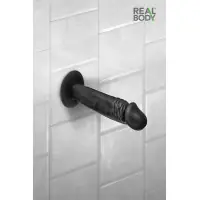 Gode réaliste 16 cm noir - Real Zack - Real Body - Import busyx - détail 2