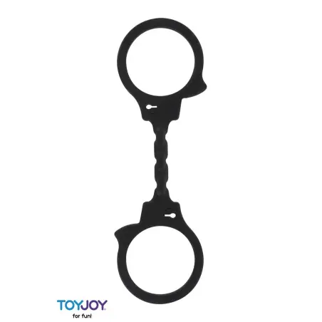 Menottes silicone stretchy - noir - Toy Joy - Import busyx - visuel principal
