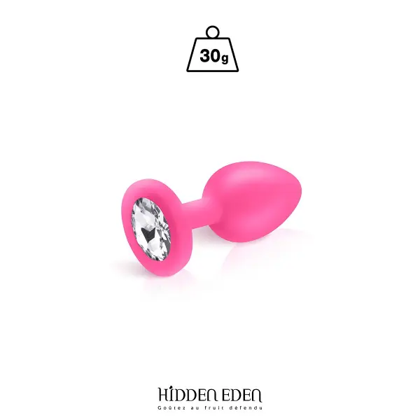 Plug bijou silicone rose S - Hidden Eden - Hidden Eden - Import busyx - visuel principal