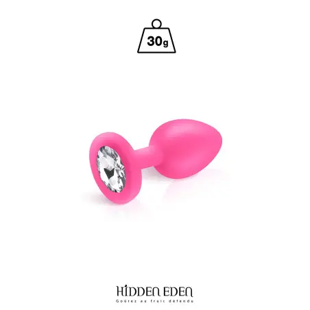 Plug bijou silicone rose S - Hidden Eden - Hidden Eden - Import busyx - visuel principal
