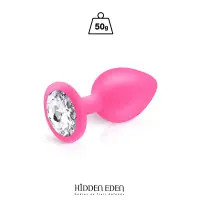 Plug bijou silicone rose M - Hidden Eden - Hidden Eden - Import busyx - visuel principal