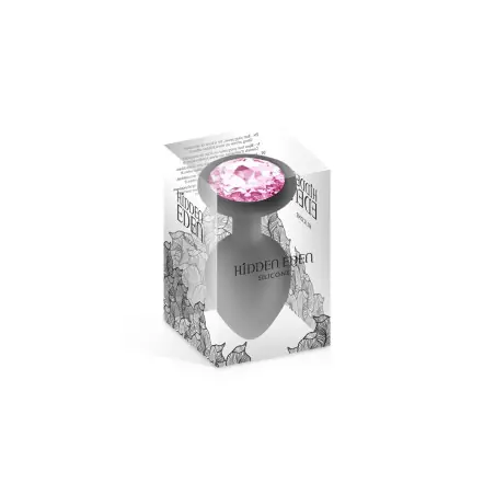 Plug Joyita Rosa en Silicona Negra (L) - Hidden Eden - Enchufes - detalle 2