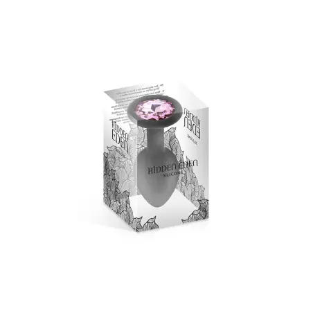 Rose Jewel Plug in Black Silicone (S) - Hidden Eden - Import busyx - detail 2