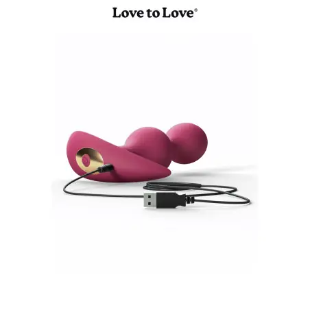 Plug anal vibrant Twinny Bud prune - Love to Love - Import busyx - détail 2