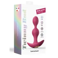 Plug anal vibrant Twinny Bud prune - Love to Love - Import busyx - détail 5